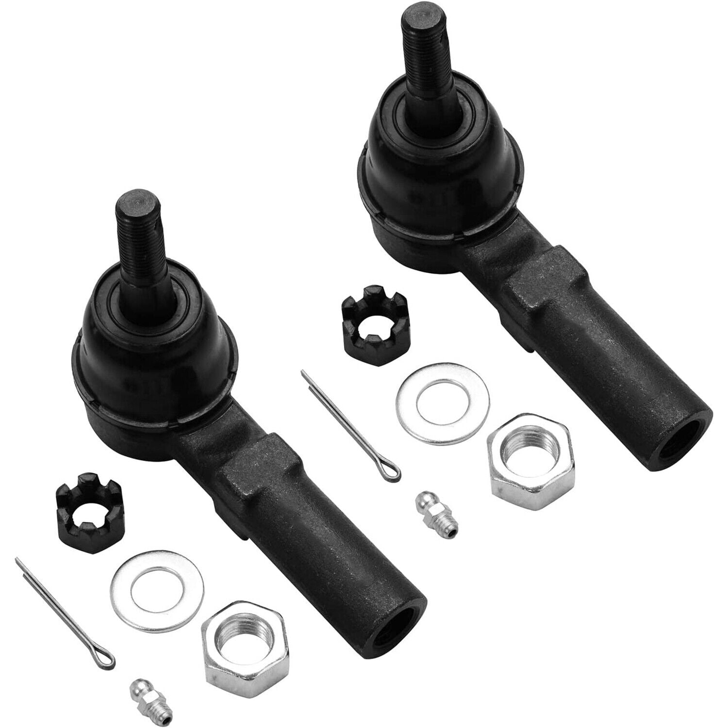 Detroit Axle - Front Inner Outer Tie Rods Sway Bars Kit Replacement for Buick Lucerne Lesabre Cadillac DTS Deville Aurora - 8pc Set