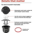 Instant Pot Pro 8Quart, 10in1 MultiUse, Large Programmable Fast