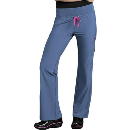 Womens Knit Waistband - Smitten Women's Rib Knit Waistband Scrub Pant