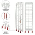 thumbnail image 4 of Roadstar Motorcycle Folding Loading Ramp Aluminum 90" Dirt bike Street bike 750lbs, 4 of 6