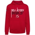 thumbnail image 2 of Men's Levelwear Red New Jersey Devils Podium Lanes Hoodie, 2 of 3