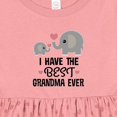 thumbnail image 4 of Inktastic Grandkids Best Grandma Ever Girls Baby Dress, 4 of 5
