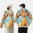 thumbnail image 4 of Lsque Happy Goat In Meadow UPF 50+ Lightweight Sun Protection Men's Women's Long Sleeve Shirt, Hoodie Performance -Medium, 4 of 9