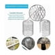 thumbnail image 5 of Flexible Aluminum Gutter Filters - 4-Pack - 8 cm Diameter - Grille Wire Mesh Leaf Filters for Gutters, 5 of 5