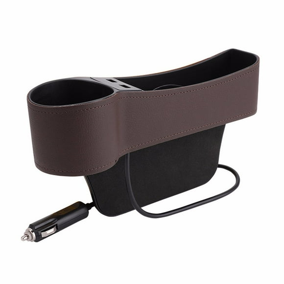 EGNMCR Organisateurs de Placard et Rangement, Coffres de Rangement & Sac Boîte de Rangement pour Crevasse de Siège de Voiture Port USB Organisateur de Boissons Poche Gauche elbow support