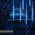 thumbnail image 2 of Morttic Meteor Shower Lights, 19.7 inches 8 Tubes 288 LED Christmas Meteor Lights Snowfall Lights,Waterproof Falling Rain Drop Lights for Outdoor Garden Tree Party Holiday Decoration (Warm White,5), 2 of 6