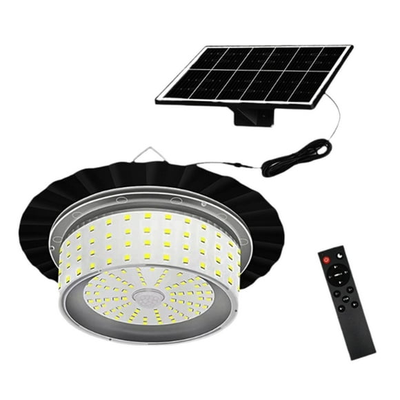 Gartenschuppen -hof -solar Light 360  degree Iluminación multifuncional con control remoto IP65 impermeable para el garaje del pabellón simplemente instale