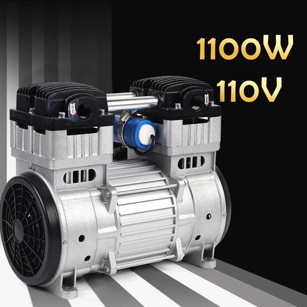 Dwellnix Oil-Less Vacuum Pump with Silencer 7CFM 110V Aluminum Alloy Body for&nbsp;&nbsp;Dental Laboratory Blister Packaging and&nbsp;&nbsp;&nbsp;Lamination Equipment