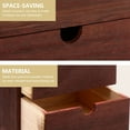 NUOLUX Wooden Storage Box Desktop Drawer Organizer Wood Outdoor Bins Crates Tabletop