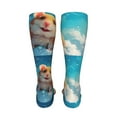 thumbnail image 6 of KLL Cloud Cute Hamster Print Cool Socks Men's Women's Crew Socks Funny Crazy Novelty Stockings, 6 of 8