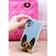 thumbnail image 3 of WIRESTER Transparent Soft Gel TPU Clear Case Slim Protective Cover for Samsung Galaxy A33 5G 6.4" 2022, Animal Black Tan German Shepherd Dog, 3 of 3