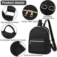 thumbnail image 4 of Mini mochila para mujeres y niñas, mochila pequeña resistente al agua, bolso de hombro para mujeres, adultos, niños, viaje escolar, 4 of 5