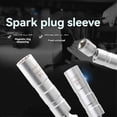 thumbnail image 2 of Extend Spark Plug Socket Wrench 12 Angle Repairing Removal Tool Thin Wall 3/8 Inch Drive Sockets Auto Repair Tool 14mm, 2 of 5