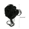 thumbnail image 6 of Unique Bargains 1 Pc Nature Long Hair Wig hair clip for Women 9.84inch Black, 6 of 6