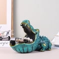 thumbnail image 7 of Alligator Statue Key Bowl, Fun Animal Statue Candy Dish for Entryway Decorative Bowl, Office Candy Dish, Big Mouth Sculpture Home Living Room Trinket Container Storage Box, 7 of 7