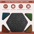 thumbnail image 4 of Rompecabezas de Ajedrez con Cadena Geométrica, Ajedrez Triangular, Juego de Mesa, Ejercicio Interactivo Familiar, Pensamiento, Lógica para Niños, 4 of 9