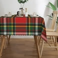 thumbnail image 3 of Rectangle Table Cloth, Clan Gillespie Tartan Resistant Washable Tablecloth Decorative Table Cover for Dining, Indoor and Outdoor, 3 of 6