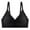 Black, variant on Wireless Bras for Women Seamless Lightly Lined Full Coverage Push up Lace Bralettes Comfortable Everyday Bras(Yellow,XX-Large)