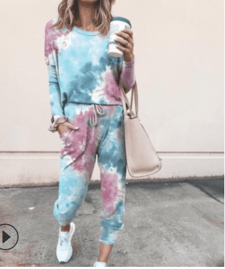 tie dye tracksuit womens