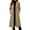 Khaki, variant on LEKWK Long Winter Coats for Women Button Down Notched Lapel Overcoat formal Dressy Business Casual Trench Jacket Warm Outwear Pink XL