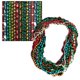 thumbnail image 1 of Collares de cuentas de Mardi Gras de estilos y colores surtidos, paquete de 12 Blinkee 597250, 1 of 1