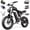 GT20-20" 1000W 15.6A, variant on GUGOIS Peak 1000W Electric Bike, 20" Fat Tire E-Mountain Bikes, 48V 15.6Ah 30MPH Ebike for Adults Full Suspension UL2849