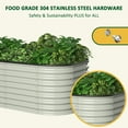 thumbnail image 6 of VEIKOUS Metal Garden Bed, 6x3x2 ft Galvanized 9-in-1 Modular Garden Planter Box Kit, Light Green, 6 of 12