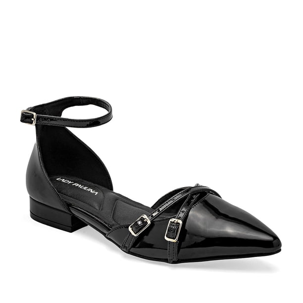 SANDALIA PLANA LADY PAULINA NEGRO 140510