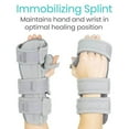 thumbnail image 2 of Vive Resting Hand Splint (Left) - Night Immobilizer Wrist Finger Brace, 2 of 9