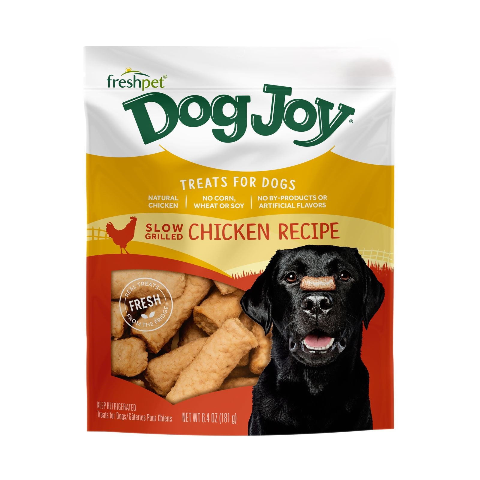 Freshpet Dog Treat, Dog Joy Slow Grilled Chicken Treat, 6.4 oz Bag