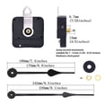 thumbnail image 4 of Mecanismo de reemplazo de movimiento de reloj de alto par con manecillas de reloj que se adapta a esferas de hasta 56 cm/22 pulgadas de diámetro,, 4 of 5