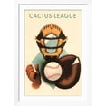 thumbnail image 2 of Art.com Phantom Cactus League Catcher, Arizona Art Print, White Frame Wall Art, 32" x 44", 2 of 5