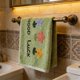 thumbnail image 4 of Warm Velvet Towel Embroidery Fleece Trimmed Towel Super Absorbent Face Towel For Bathroom Daily Use, 4 of 6