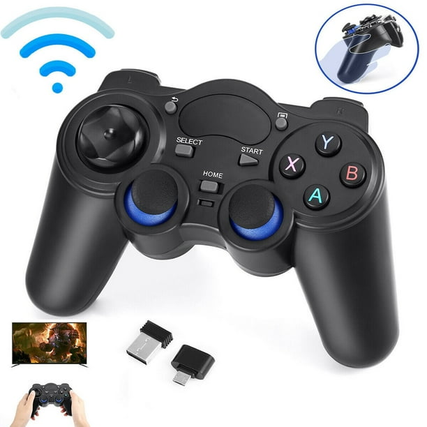 Wireless USB Game Controller Gamepad Joystick for TV Box - Walmart.com