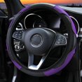 thumbnail image 4 of EIGTHTAIL Steering Wheel Covers Breathable Steering Wheel Cover Universal Fit for 15-Inch Steering, 4 of 6