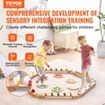 thumbnail image 2 of VEVOR Kids Balance Beam Stepping Stones Gym Obstacle Children Balance Board 6PCS, 2 of 9