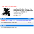 thumbnail image 2 of Auto Trans Valve Body Electrical Plate - Compatible with 2010 - 2016 Mercedes-Benz Sprinter 2500 3.0L V6 2011 2012 2013 2014 2015, 2 of 2