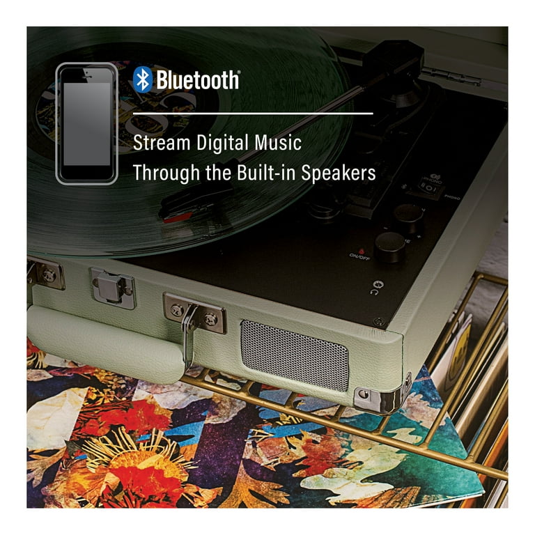 Crosley Cruiser Plus Vinyl Record Player with Speakers and