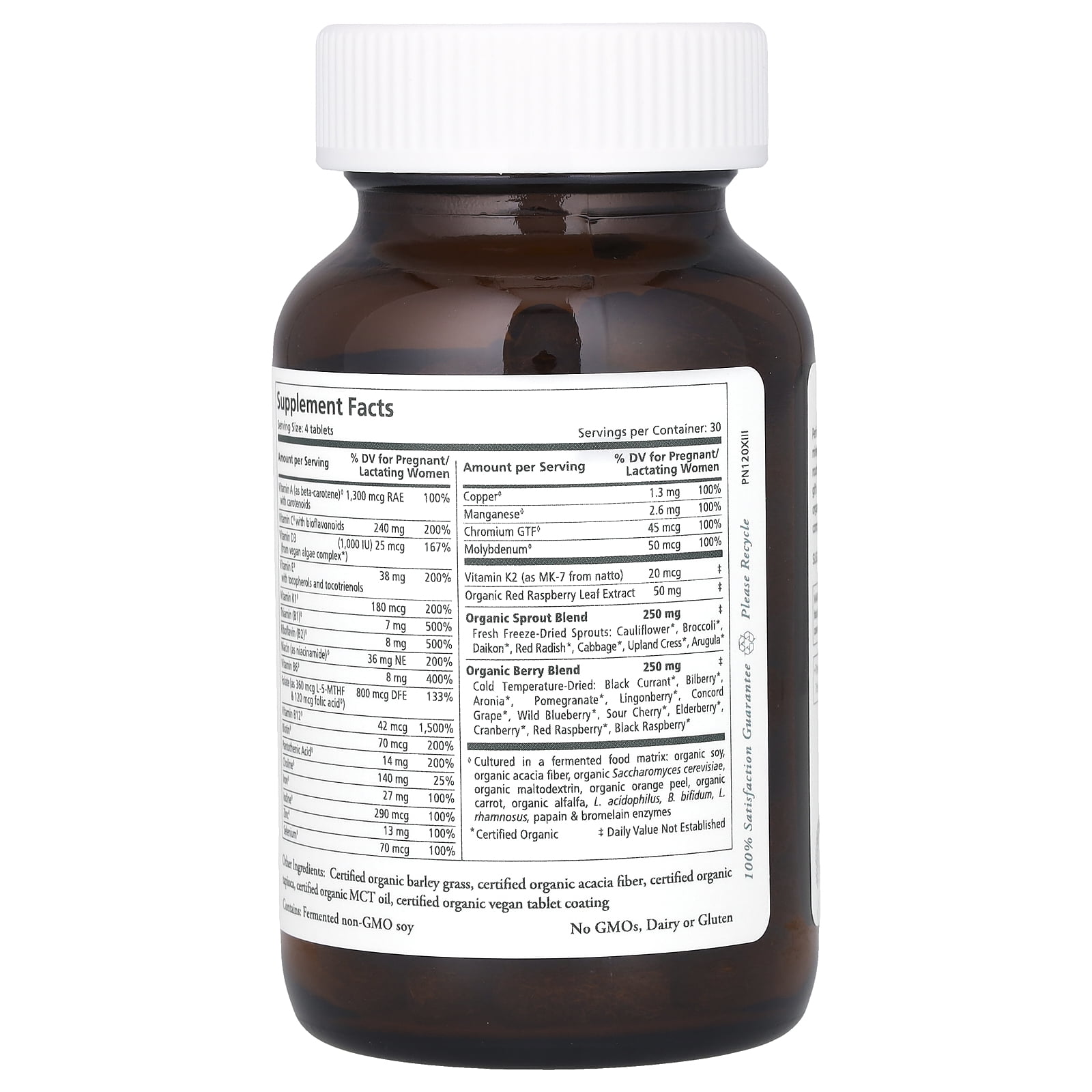Pure Synergy PureNatal®, Multivitamin For Mom & Baby, 120 Tablets