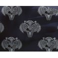 thumbnail image 4 of oneOone Georgette Viscose Fabric Animal Face Block Fabric Prints By Yard 42 Inch Wide, 4 of 4