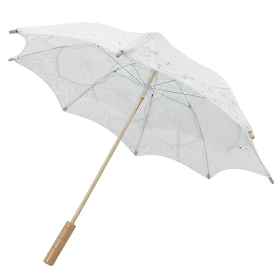 HONMEET Umbrella Delicate White 1Pcs 25.4X25.4X21.1In