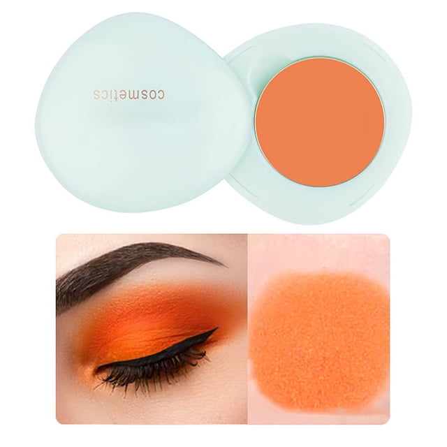 Fard à Paupières Fard à Paupières Simple Poudre Pressée Fard à Paupières Opaque Végane Fard à Paupières Haute Pigmentation pour Jour Nuit Blanc, Fard à Paupières pour Femmes