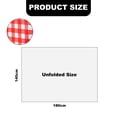 thumbnail image 2 of Checkered tablecloth Rectangular, waterproof and wrinkle resistant tablecloth for picnics, dinners and parties - mythic, 2 of 5
