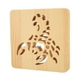thumbnail image 4 of Wooden LED Table Lamp,Wooden 3D Lamp Cool DLED Table Lamp LED Night Light Crafted with Care, 4 of 14