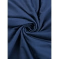 thumbnail image 5 of DARING DIVA Women's Plus Size Short Sleeve Soft Button Down Nightgown 3X Navy Blue, 5 of 6