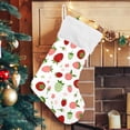 thumbnail image 5 of Coolnut Strawberry Christmas Stocking, Personalized Large Candy Stocking, Xmas Stockings Decoration Hanging Gift for Family Holiday Party Ornaments Decor Fireplace, 5 of 7