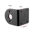 thumbnail image 3 of Soporte Fijo en Forma de L de Acero Aleado Uxcell para Motor 540/545/550/555 Paquete de 2, 3 of 5