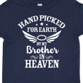 thumbnail image 4 of Inktastic Handpicked for Earth by My Brother in Heaven Angel Wings Boys or Girls Toddler T-Shirt, 4 of 5