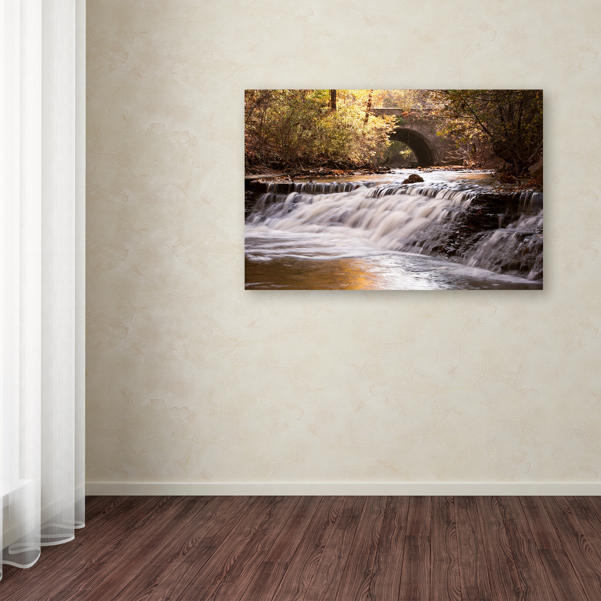 Trademark Fine Art "Avon Falls" Canvas Art by Jason Shaffer
