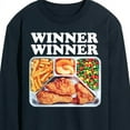thumbnail image 3 of Instant Message - Winner Winner Chicken Dinner - Men's Long Sleeve T-Shirt, 3 of 6